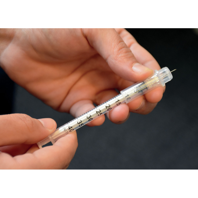 DISPOJECT®
SIRINGA PER INSULINA SICURA